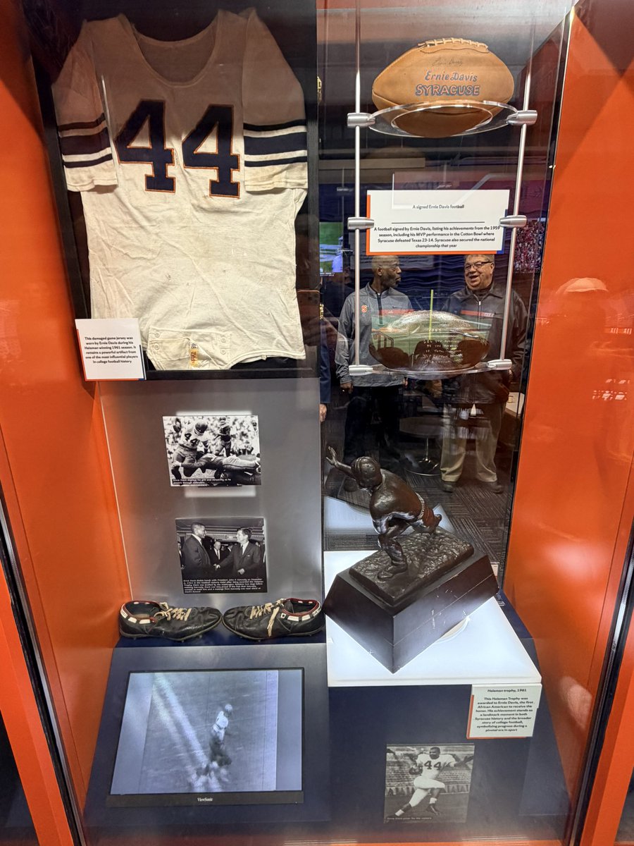 Take a moment next time you’re in the JMA Dome to see the new Legend of 44 display. It’s an unbelievable tribute to the history, heroes, and meaning of 44 at Syracuse.