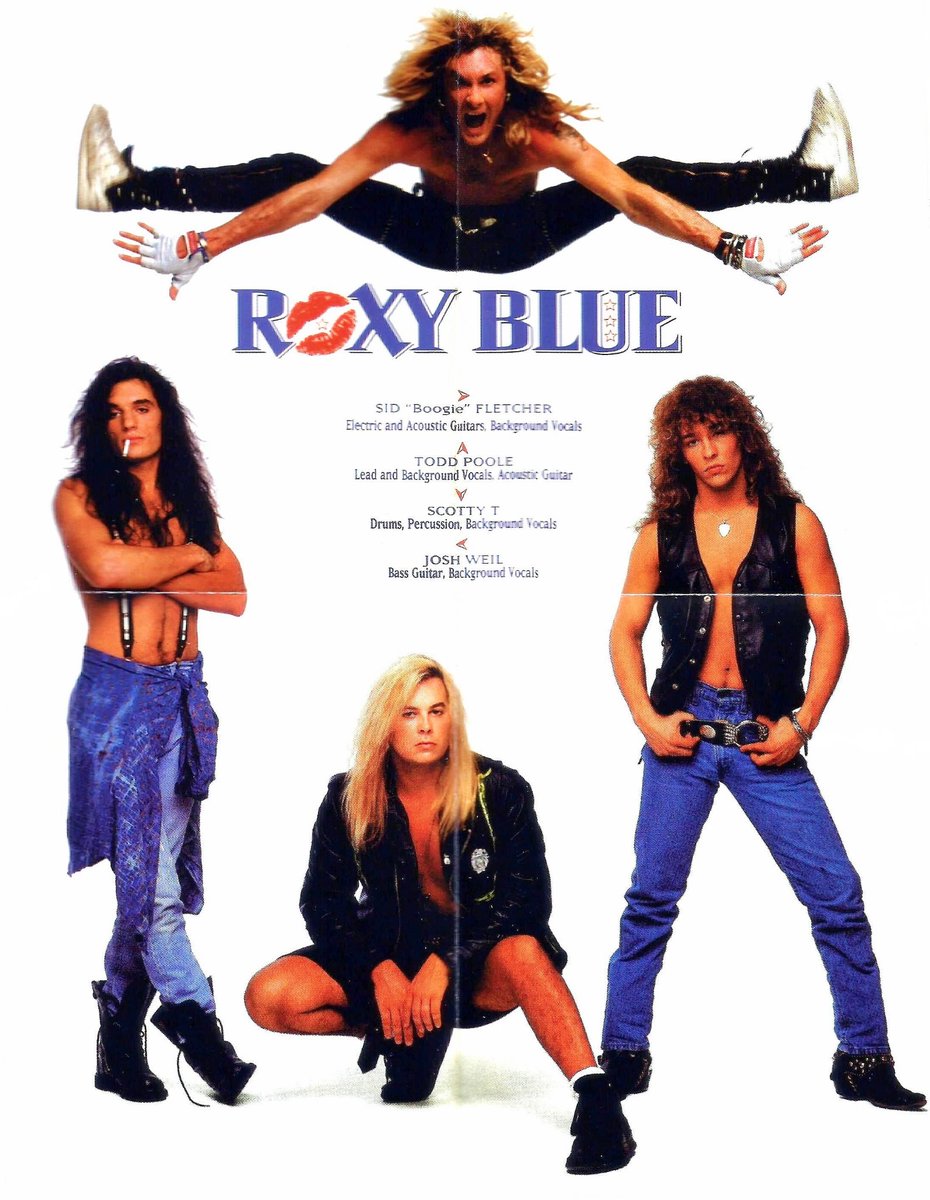 SukursalRock's tweet photo. ROXY BLUE: An underrated killer talented hard rock, glam metal, and rock and roll band. #RockOn
📸 Pinterest #RoxyBlue #USA https://t.co/cUB9Grrmf6