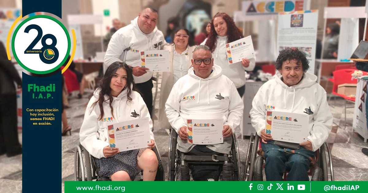 fhadi_iap's tweet image. 🎓 FHADI presente en la clausura de Impact Hub.
Hoy celebramos a nuestros 5 graduados que concluyeron su proceso de emprendimiento con proyectos que impulsan la inclusión y la autonomía.

✨ Seguimos creando oportunidades que transforman vidas.

#InclusiónActiva #ImpactHub