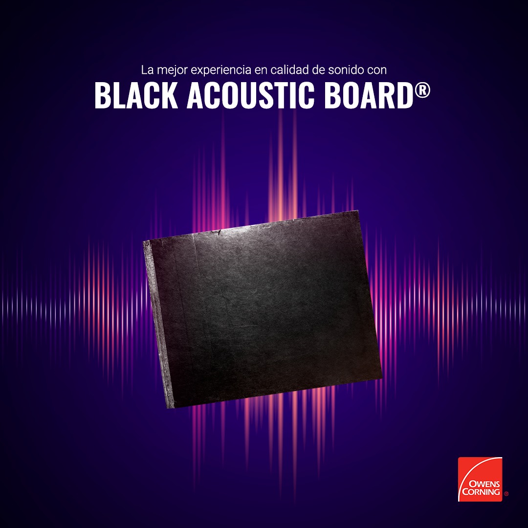 ImportMusica's tweet image. Black Acoustic Board® de Owens Corning está diseñado para llevar la experiencia acústica al siguiente nivel.
 👉 Descubre esta y otras soluciones acústicas aquí: sisvec.com/products/paque…