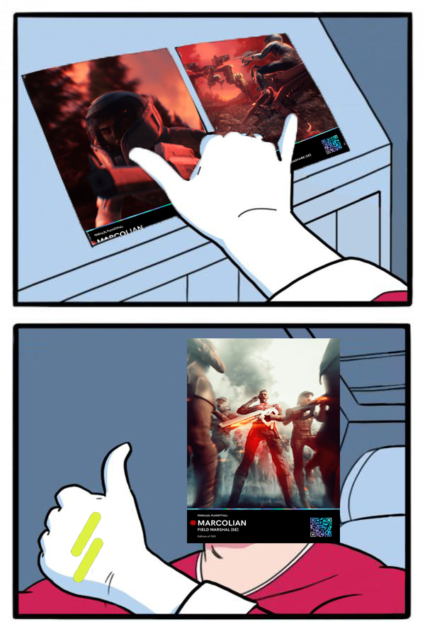 RPobeditel's tweet image. “Perfect synergy doesn’t exist”
Meanwhile this: @ParallelTCG 

#tcg #Web3