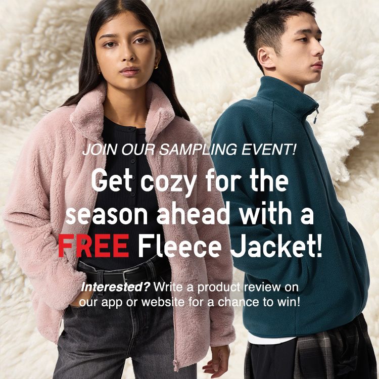 Uniqlo_Canada's tweet photo. JOIN OUR SAMPLING EVENT! Get cozy for the season ahead with a FREE Fleece Jacket: https://t.co/e5kPLVYigj

-

PARTICIPEZ À NOTRE ÉVÉNEMENT D’ÉCHANTILLONNAGE ! Restez bien au chaud cette saison avec une veste polaire GRATUITE : https://t.co/IzFv6mUfTg

#UNIQLOCanada #fleece https://t.co/RZ4gC5aeFg