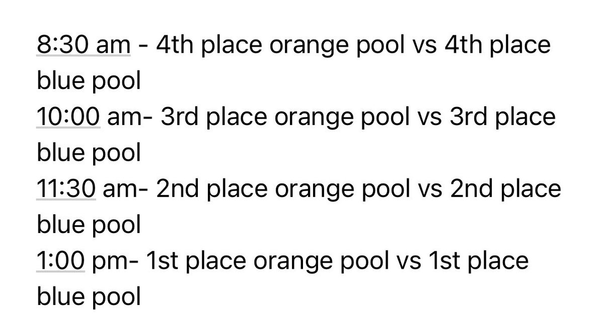 WBbball's tweet photo. Due to the forecast tomorrow, this is the updated Varsity Tournament schedule for Saturday 11/29 ❄️ https://t.co/LeJ30IBrJ9