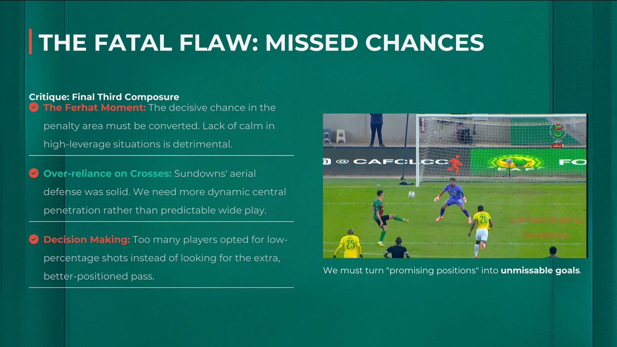 Small details made the biggest difference.
Clinical finishing in the final third is no longer optional — it’s essential. ⚽🔍
#MCAvsSUN #CAFCL