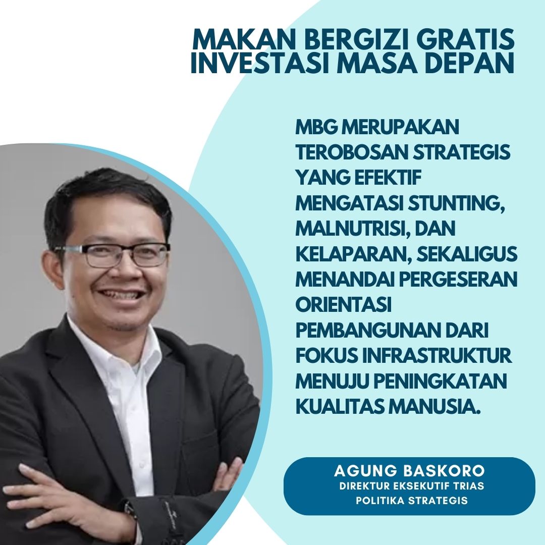 NusantaraHukum's tweet image. Makan Bergizi Gratis merupakan investasi strategis untuk memperkuat daya saing bangsa dan harus dikawal keberlanjutannya.

#MBG #ProgramPrioritas #ProgramPresiden #Gizi #Sehat