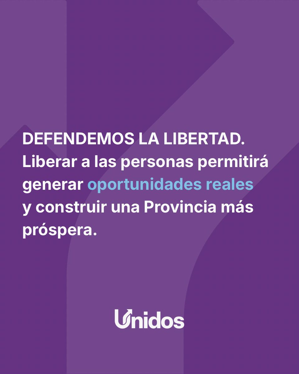 UnidosArg_PBA's tweet photo. Hoy reafirmamos nuestro compromiso más profundo: la libertad. Unidos es un partido liberal que pone a las personas en el centro.

Sumate a este camino.
Construyamos juntos una Provincia más libre y próspera.
#UnidosPBA #Libertad #Merito #ProvinciaQueCrece https://t.co/C76sFS8aQd