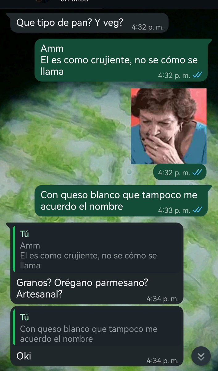 Yo pidiendo un Subway:
