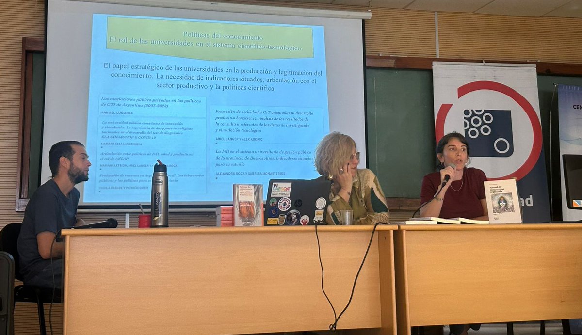 idepi_unpaz's tweet photo. Presentación del libro "Política del conocimiento, naturaleza, salud, cuerpos e identidades" del equipo ciencia, tecnología y sociedad del #idepi @UNPAZ_Oficial en Córdoba.

Alejandra Roca y Mariana Lettieri

#UniversidadPública
#Conurbana https://t.co/nscJ9AlDAx