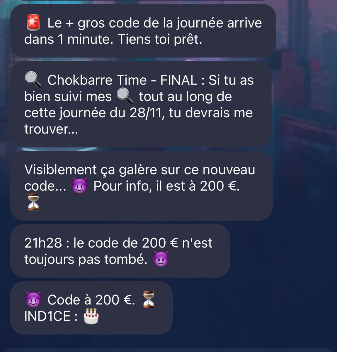 trixma75xz_'s tweet photo. C’EST BIENTÔT LA FIN DES CODE BETCLIC JE VAIS VOUS POSTER LES DERNIERS DISPONIBLES 🔥🔥😭

https://t.co/0uA3sHFuzT ⬅️

#HackFridayBetclic #betclic #codebetclic #Freebet https://t.co/HgrTIlDrbT
