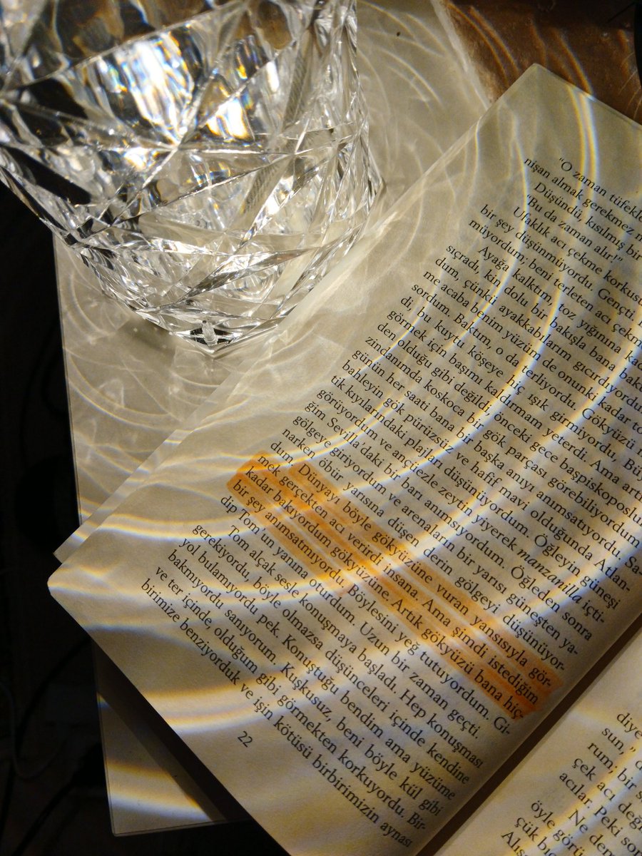 "Artık gökyüzü bana hiçbir şey anımsatmıyordu."
1 yıl arayla bu da böyle bir denk geliş.