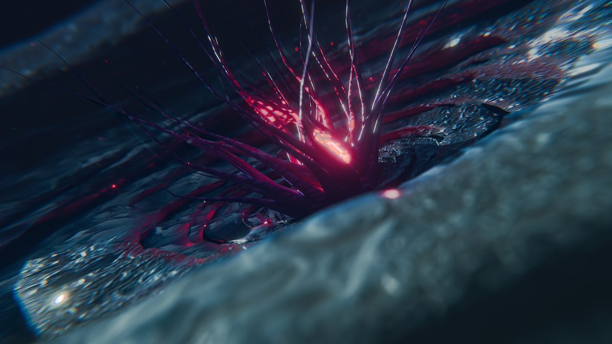 Khamurai3D's tweet image. Had a blast doing the &quot;Be an Artist&quot; challenge hosted by @Trinumedia 

One hour to make a render based on a theme, this was my submission

#blender3d #b3d #geometrynodes