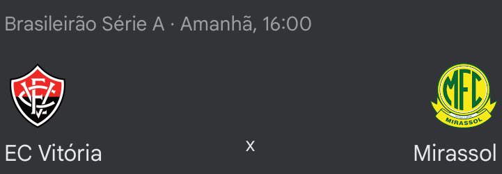 Fute_RS's tweet image. A sorte do Inter é, esse Vitória não ganha do Mirassol NUNCA.