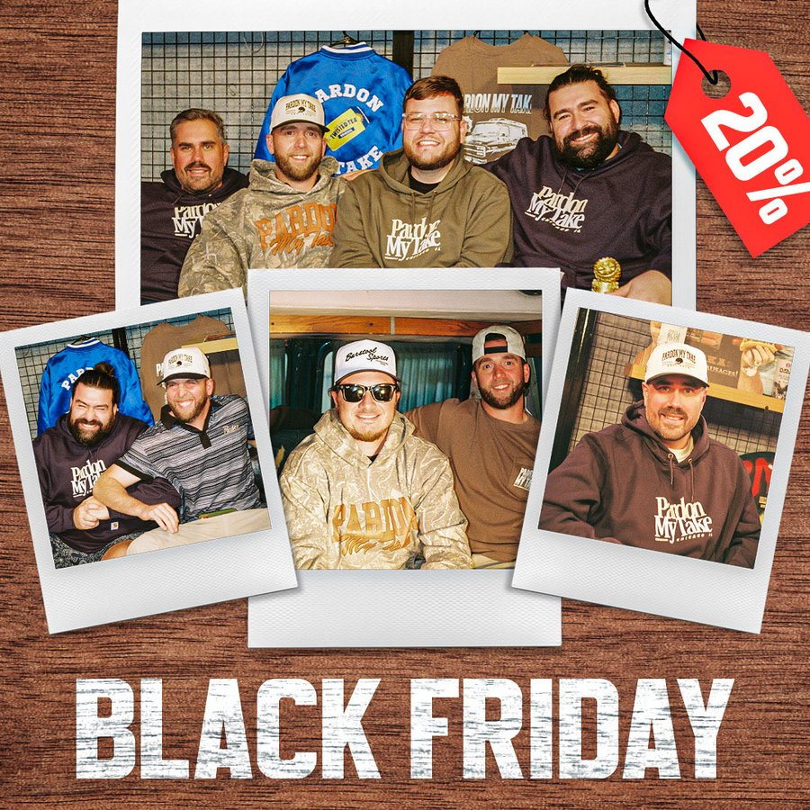 Barstool Sports Black Friday is HERE‼️ 20% off everything on our site! SHOP NOW!