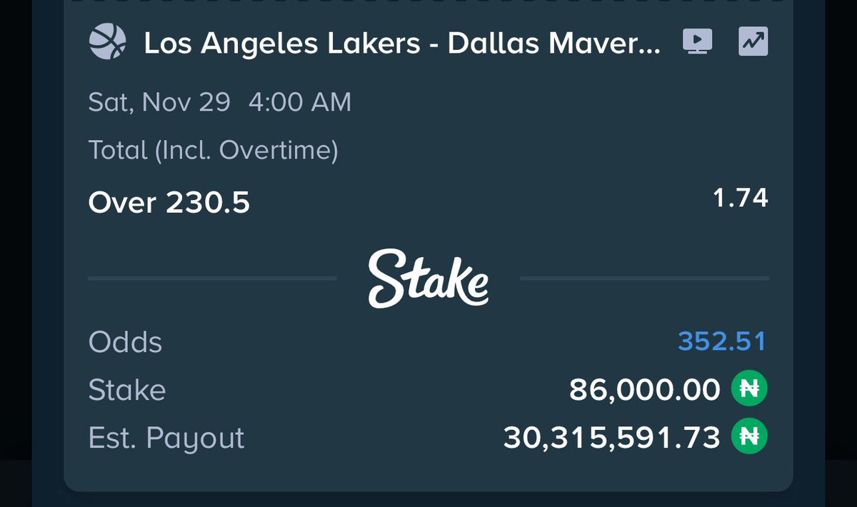 TalentedFBG's tweet photo. NBA Basketball ON STAKE 🏀🏀🏀

1k  odds 🏀🏀🏀

Play and boom 80 million 
Stake and boom 💥 

Play it here. 1k odds  : https://t.co/Ynfbg2V3a6

300 odds : https://t.co/uqOu0EhzC3

Register a STAKE ACCOUNT via this link : https://t.co/4ikHM2nV4B

Use promo code “TALENTEDFBG”  💯 https://t.co/b1DmKFNqqk