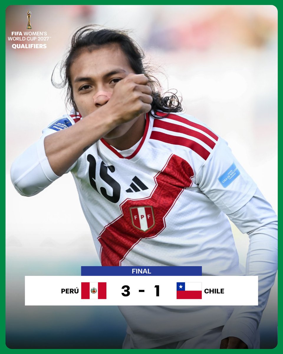 ¡Perú se hace fuerte en Cusco y suma su primera victoria en la CONMEBOL Liga de Naciones Femenina! 💪

📷: <a href="/SeleccionPeru/">La Bicolor</a>

#FIFAWWC