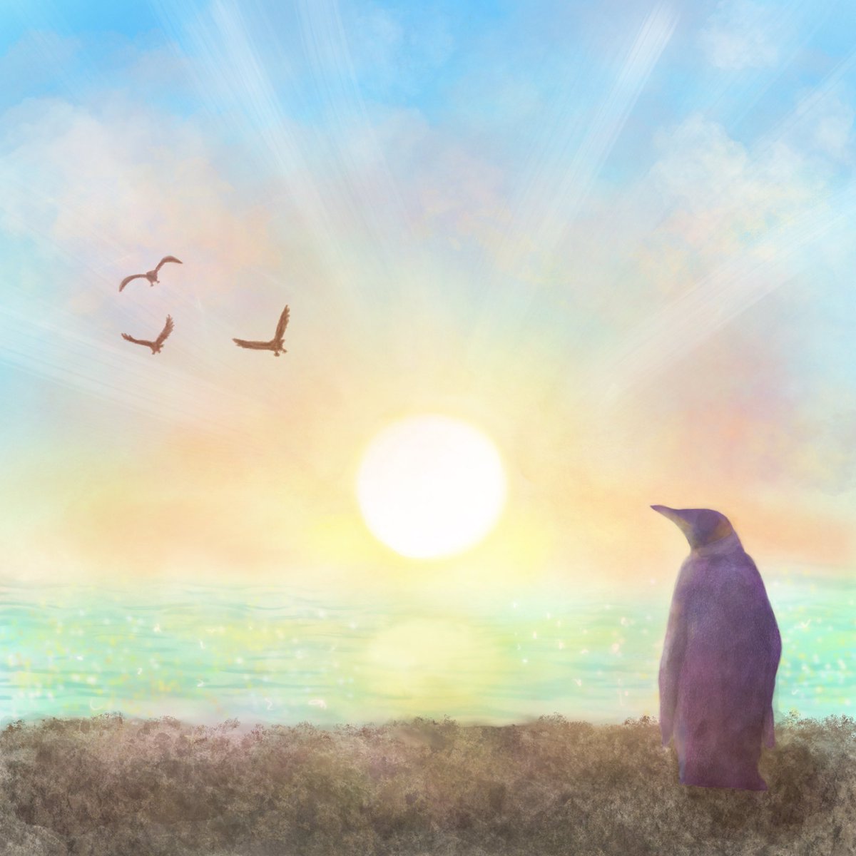 Pemonozukuri's tweet photo. brand new day

☀️#ペンギン #新しい朝 #イラスト #絵の水族館 ☀️ https://t.co/hthgzYVYL2