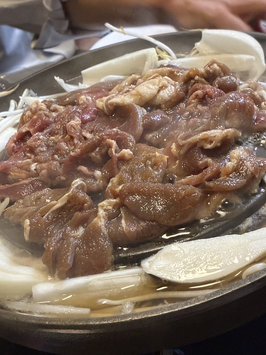YopeyWorld's tweet photo. 送別会は、ジンギスカン。 https://t.co/SXRfFIY3A5