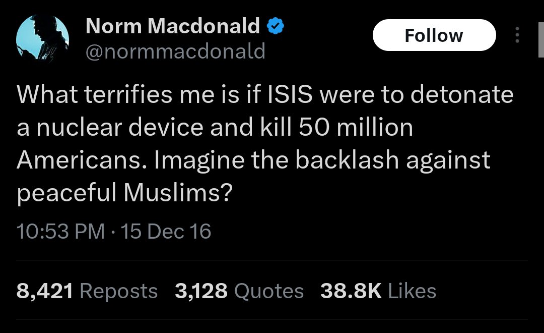 MrInvigorator's tweet image. I miss Norm