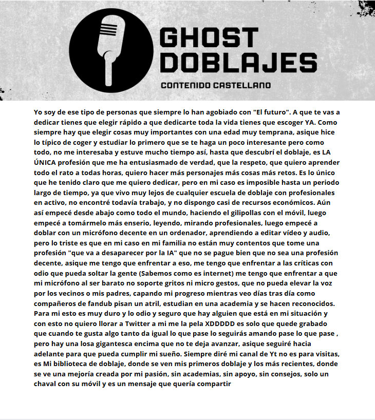 adriextrem's tweet image. Mi pasión por el doblaje 
#doblaje #Fandub