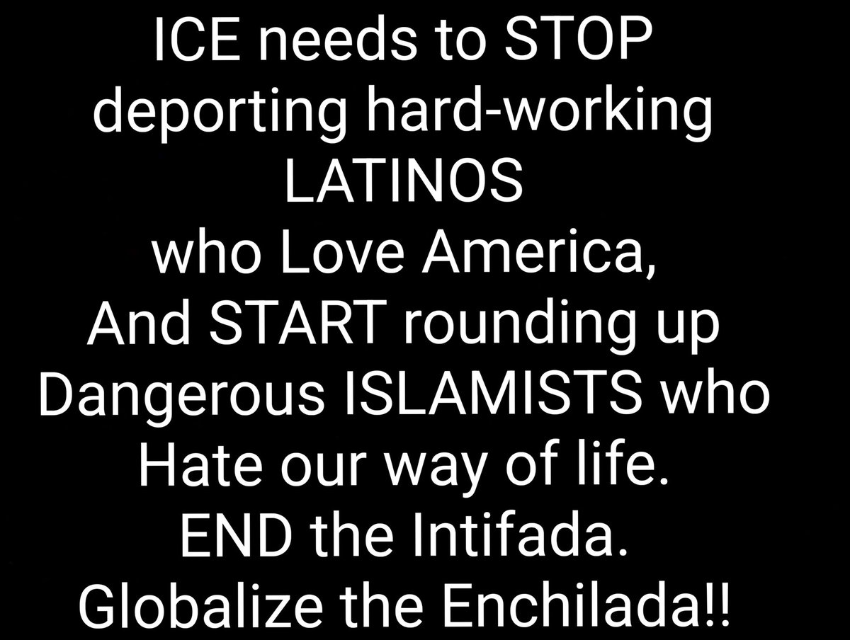 Who's the real #enemy? The #farm #worker picking your #vegetables for less than #minimumwage or the #religious #fundamentalist who wants to impose #Sharia and force your #daughters to wear a #burka? #WakeUp #America! <a href="/ICEgov/">U.S. Immigration and Customs Enforcement</a> <a href="/realDonaldTrump/">Donald J. Trump</a> <a href="/canarymission/">Canary Mission</a>