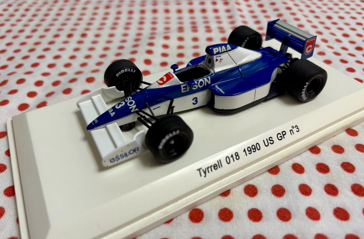 世界初で唯一　超硬合金バレル　試作品　ノーグルーブ的　USED ② Tyrrell 018 Ford(1990) アメリカGP フェニックス市街地コース 移籍