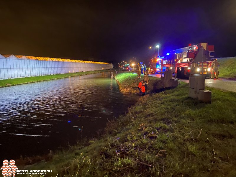Zoektocht naar drenkeling aan de Maasdijk