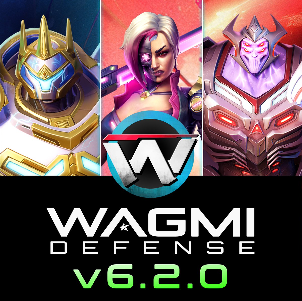 Update 6.2.0 just dropped for iOS and android! 🚀

Another big update that includes daily Black Friday HERO deals with massive discounts!

New Card Info screen, Favorite system, character spawn VO and more!

Full patch notes list on Discord. 👾

#WAGMIDefense #WAGMIGames