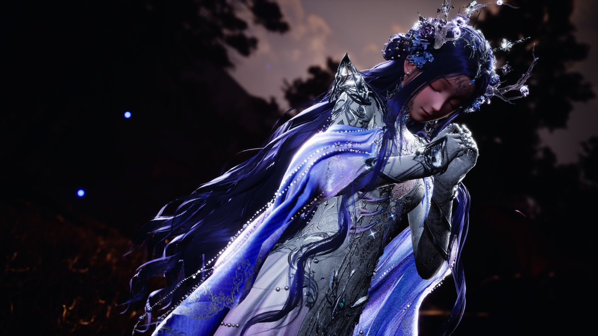 Kay_the_Elf's tweet photo. The details on this dress are incredible, this might be my favorite miracle outfit out of all of them💜 https://t.co/hRV9gfJyw7