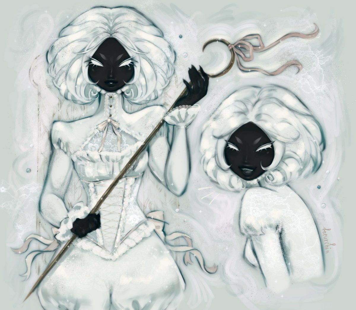 faeurchin's tweet photo. lacey #silksongfanart https://t.co/vi6rDLJ0ax