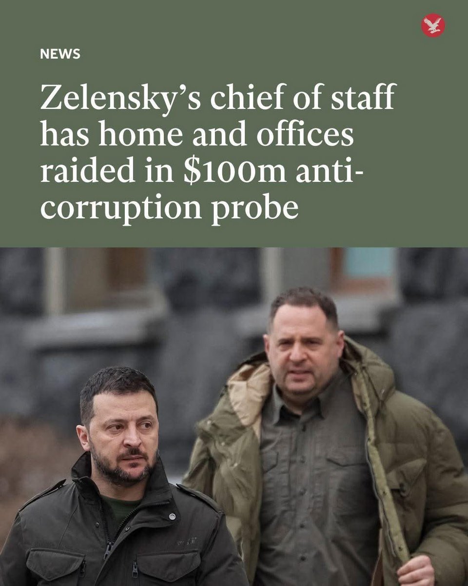 ltshijie's tweet image. 澤連斯基的辦公室主任在遭到反彈機構調查後離職。其實，他應該早一點辭職。