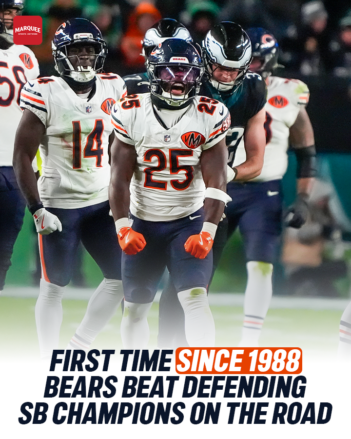 WatchMarquee's tweet photo. How about those 9-3 Chicago Bears?! 🐻⬇️ https://t.co/JdcMndsNVv