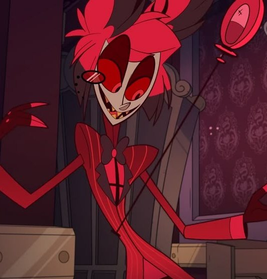 deathvoize's tweet image. alastor del piloto t lloro todos los días tan solo miren lo expresivo y bonito q se veía