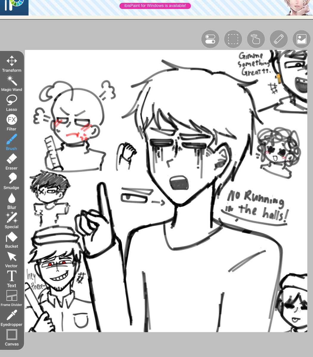 SimpPBs1's tweet image. Doodle about them🧚‍♀️🥹
#baldisbasics