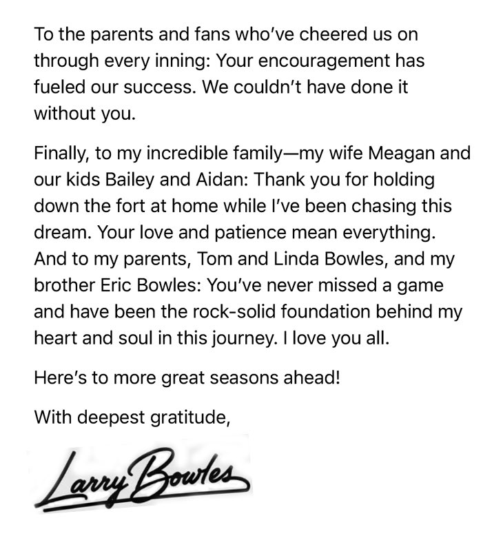 Larry Bowles tweet media