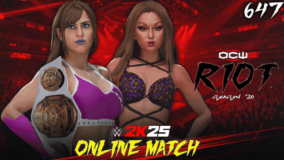 ocwfed's tweet photo. Back at it! Stream is up show kicks off at 7:05PM EST!
#OCWFED Riot 647
https://t.co/UtbOOyumVj
https://t.co/reEKbK8Iwf
We are #WWE2K25 #PVP #RoleplayCommunity https://t.co/ciWzlUsc5j