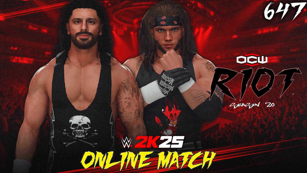 ocwfed's tweet photo. Back at it! Stream is up show kicks off at 7:05PM EST!
#OCWFED Riot 647
https://t.co/UtbOOyumVj
https://t.co/reEKbK8Iwf
We are #WWE2K25 #PVP #RoleplayCommunity https://t.co/ciWzlUsc5j