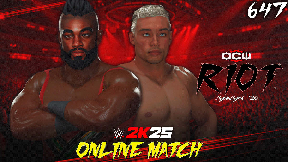 ocwfed's tweet photo. Back at it! Stream is up show kicks off at 7:05PM EST!
#OCWFED Riot 647
https://t.co/UtbOOyumVj
https://t.co/reEKbK8Iwf
We are #WWE2K25 #PVP #RoleplayCommunity https://t.co/ciWzlUsc5j