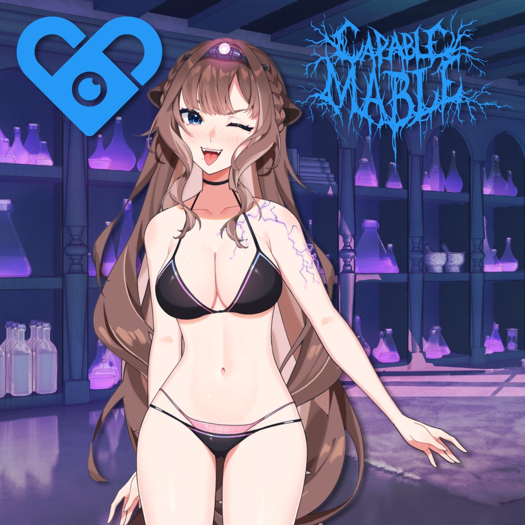 CapableMable's tweet image. Doing my first ever toy-control stream, come play~! 💙