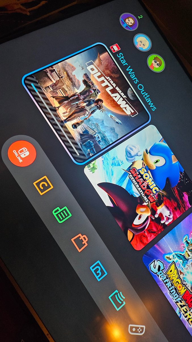 NintendoTheTrap's tweet photo. Got both of my new games downloading #sonicxshadowgeneration and #StarwarsOutLaws #Nintendo https://t.co/kYW3pvCcmN