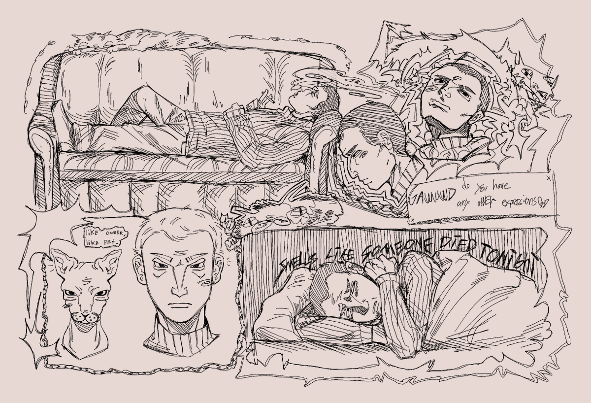 protag ilove you protag.. uncolored version too cus i always fuck it up when i color 😖 #Ninah #noimnotahuman