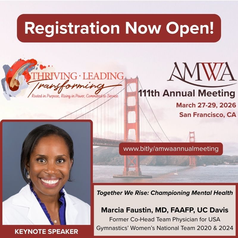 AMWADoctors's tweet image. Why Attend
The AMWA Annual Meeting brings together a powerful community committed to advancing women in medicine. Attendees gain:

Leadership development for every career stage
Clinical and research insights from top experts
Advocacy training to drive change in healthcare…