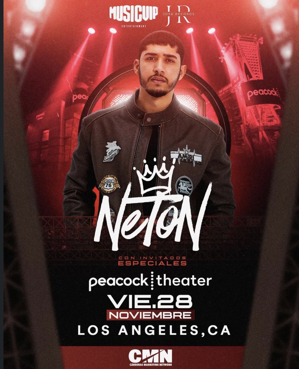 El día de hoy se realizará el último show del año de Neton Vega el cual contará con invitados especiales, atentos 🧏🏻‍♂️👻