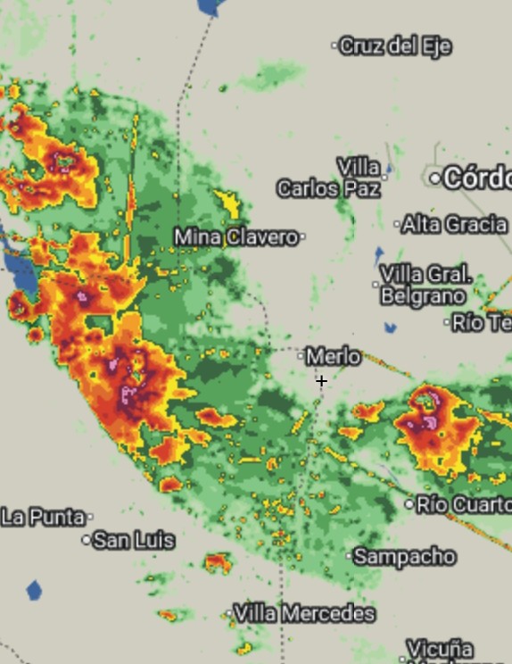 Merlo_SanLuis's tweet photo. Gran frente de intensas tormentas al oeste surcan el cielo del Valle del Conlara, al norte con La Rioja y Córdoba. https://t.co/Y5MQJZQbuM