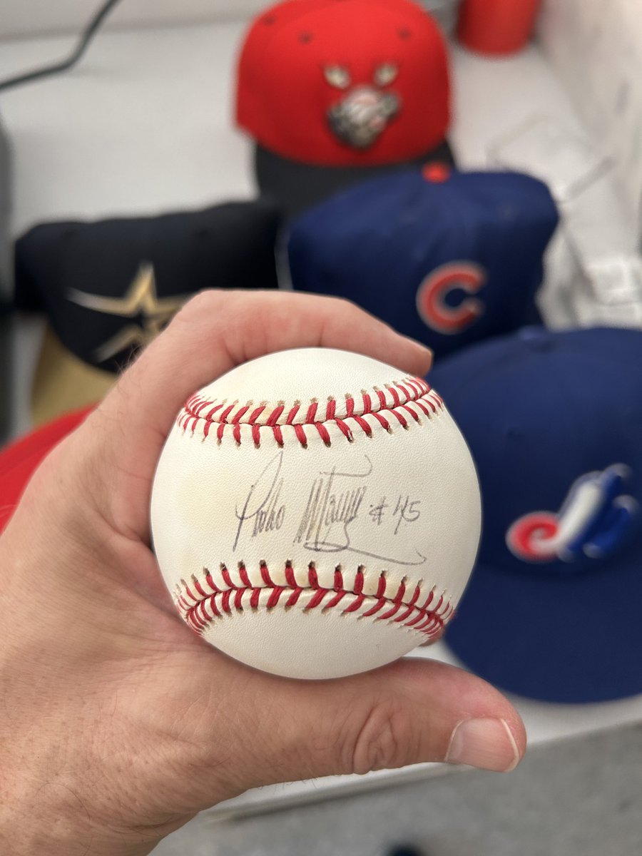 Oooh, and. Pedro Martinez ball - awesome!!! One of my favorite pitchers and people of the game ever!!