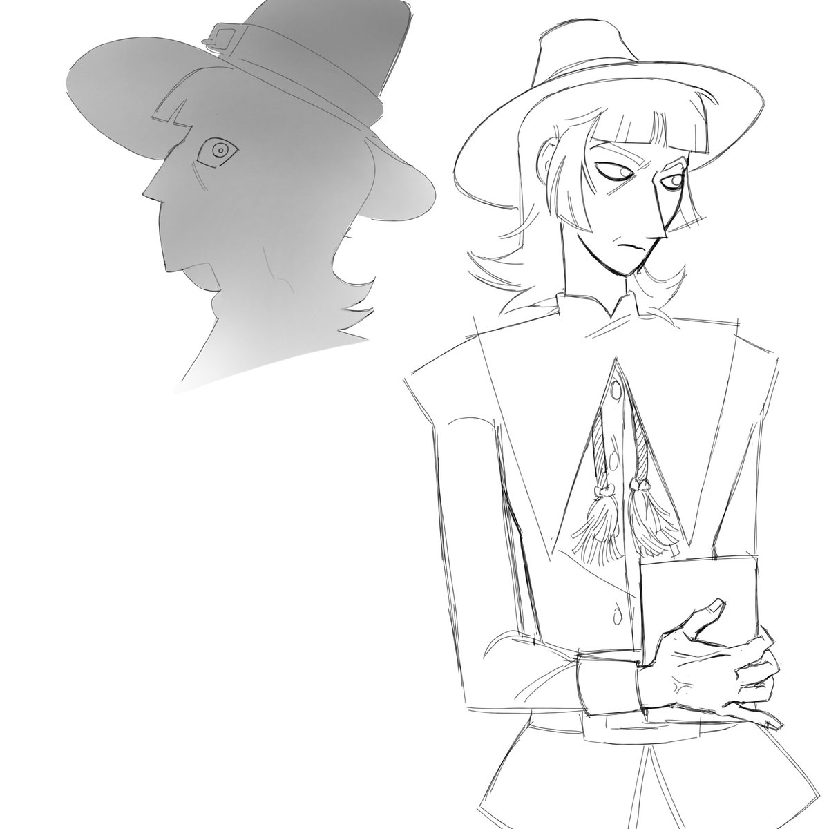 Melody_Chan93's tweet image. the priest!! I love him sm bruh #fypage #fyp #hauntedhotel #hauntedhotelfanart #thepriest