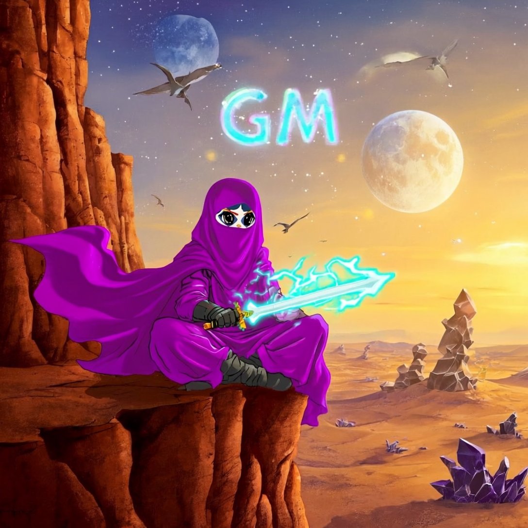 Can I get a GM? 💜