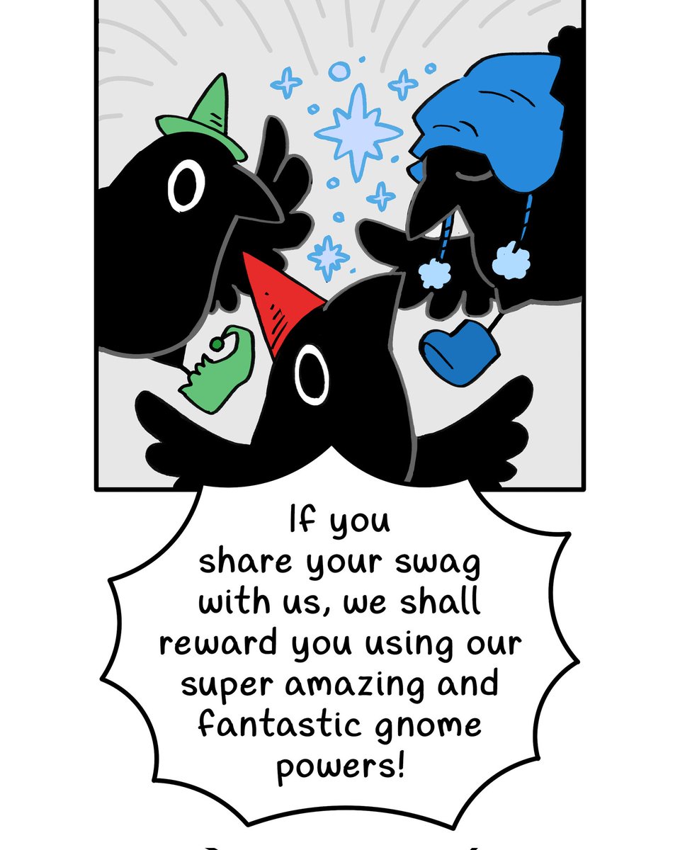 Secondlina's tweet image. Gnomes (1/2)