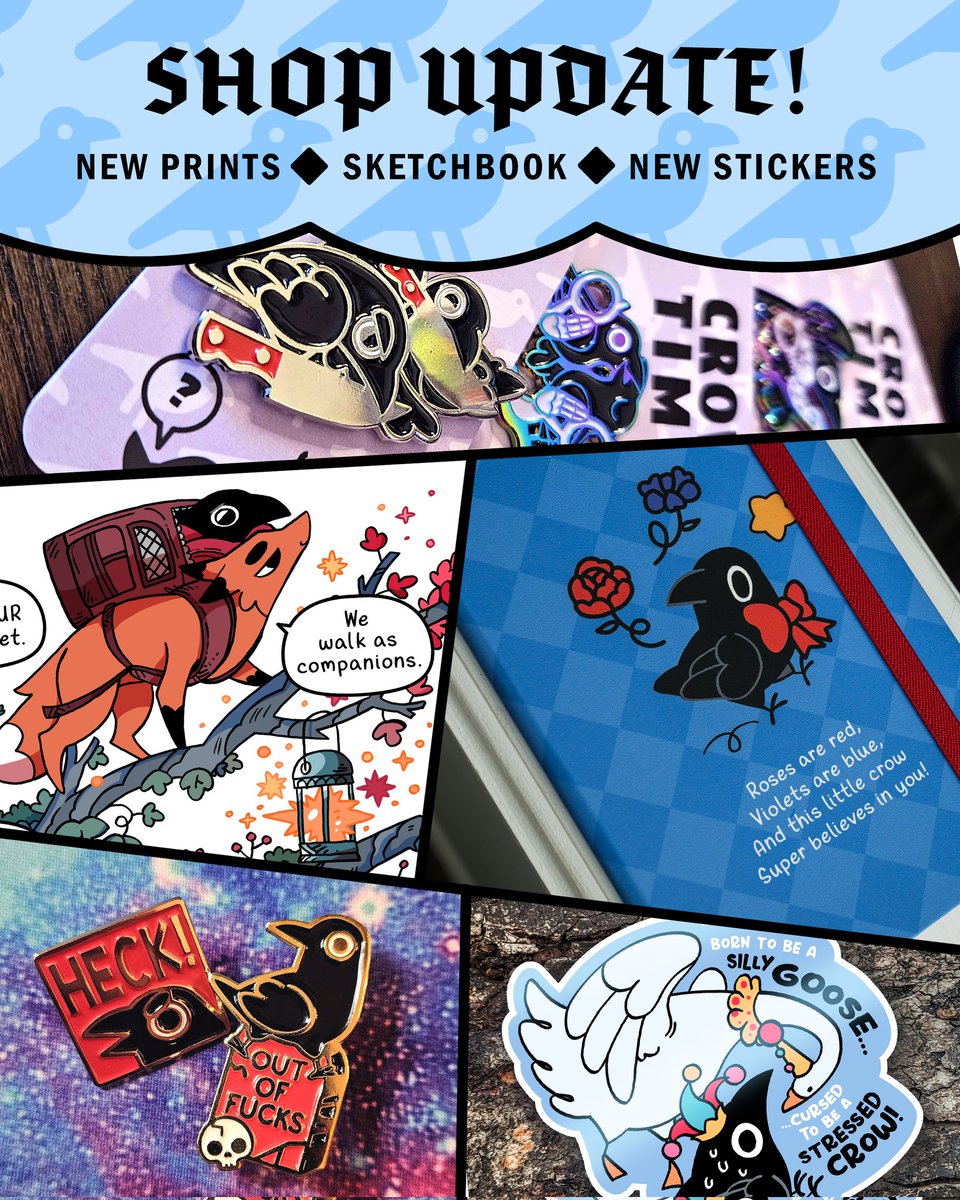 Secondlina's tweet image. Chevk out the new stuff we added to our store!

fairyloguepress.com