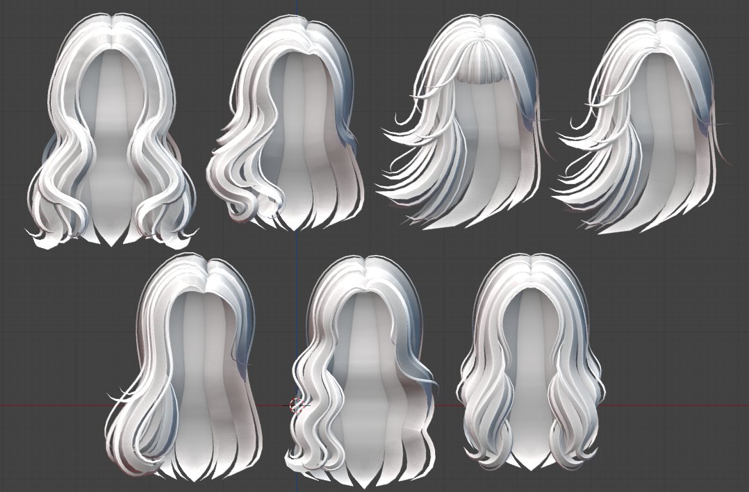 Vusenicc's tweet image. Hairs take FOREVER to make. Is there any tips on making them faster??? 

(I&apos;ve spent prob like flipping 12 HOURS making all of these)

#ROBLOX #RobloxDev #robloxugc #UGCcreator #ugccommunity