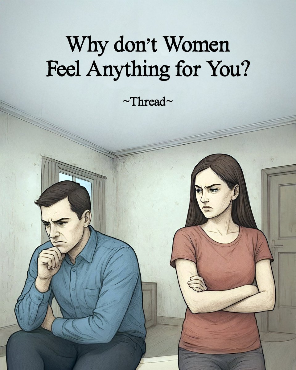 SeduceMagnet's tweet image. Why don’t Women Feel Anything for You?

~Thread~